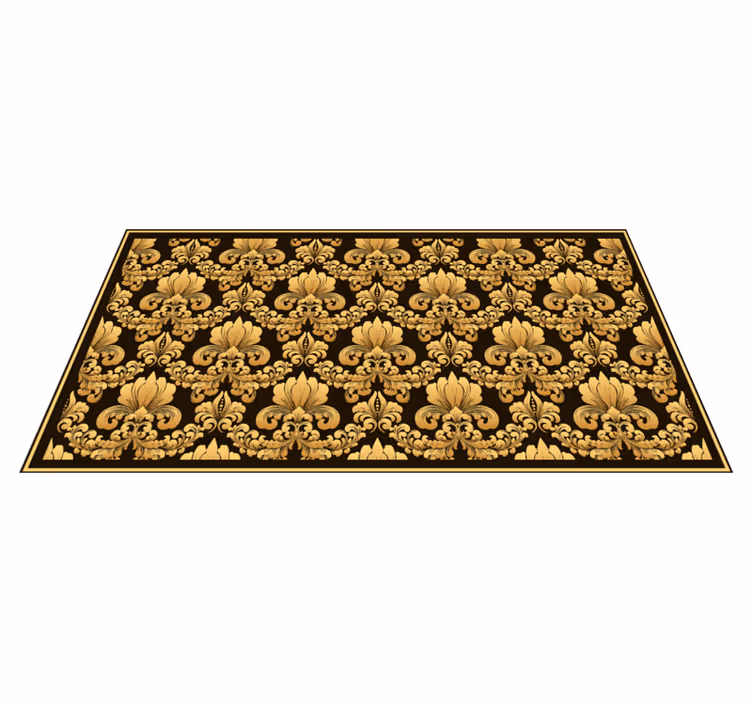 Tapis vinyle modèle damassé luxe classique - TenStickers