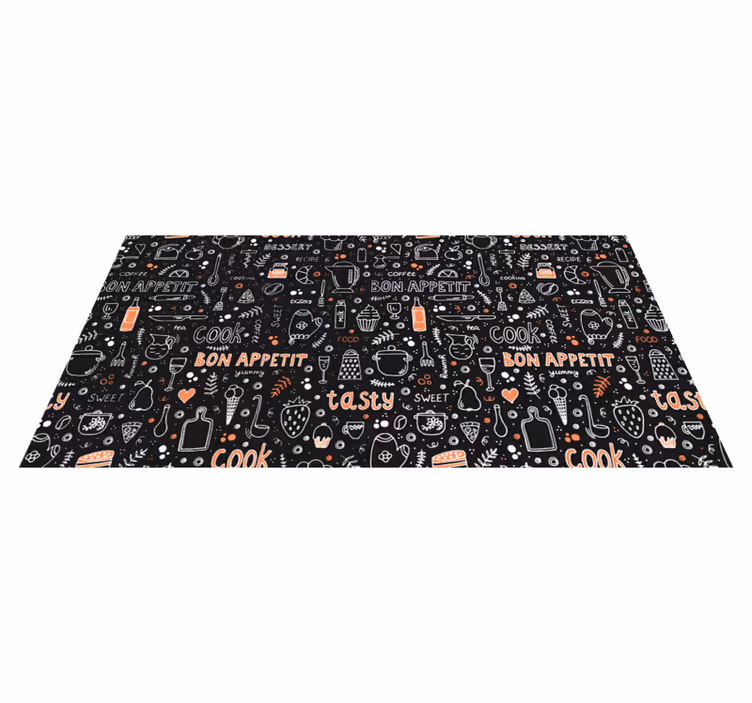 Tapis cuisine Bon appétit cuisinier - TenStickers