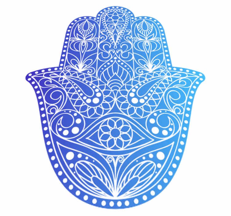Tapis vinyle mandala décoration inspirée du mandala - TenStickers