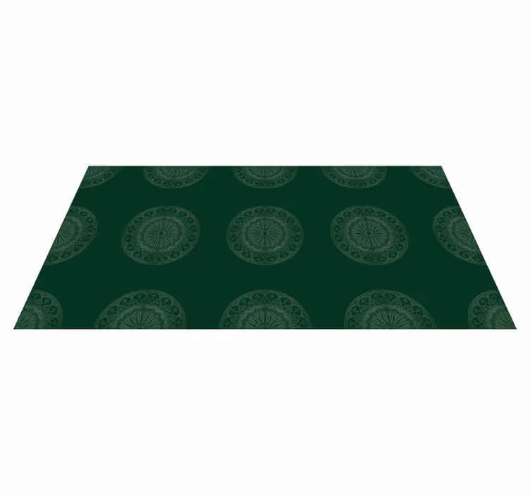 Tapis vinyle mandala design motif mandala - TenStickers