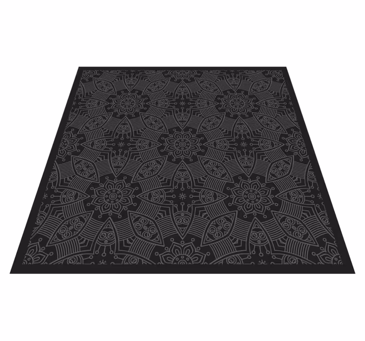 Tapis vinyle mandala motifs de mandalas complexes - TenStickers