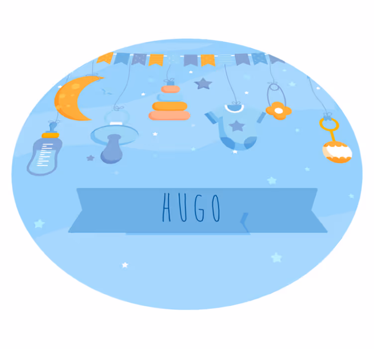 Tapis vinyle bébé décoration personnalisée pour nurserie - TenStickers