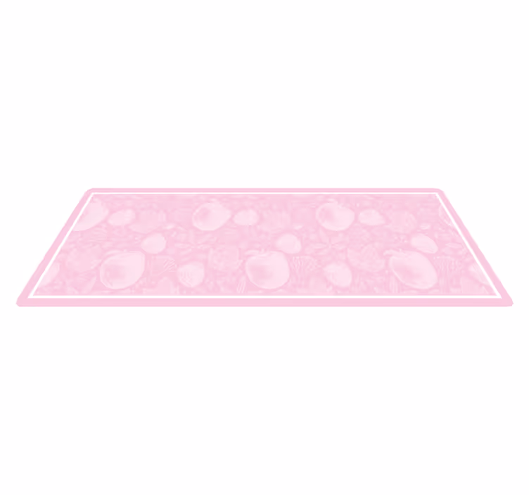 Tapis vinyle bébé motif de bulles pastel - TenStickers