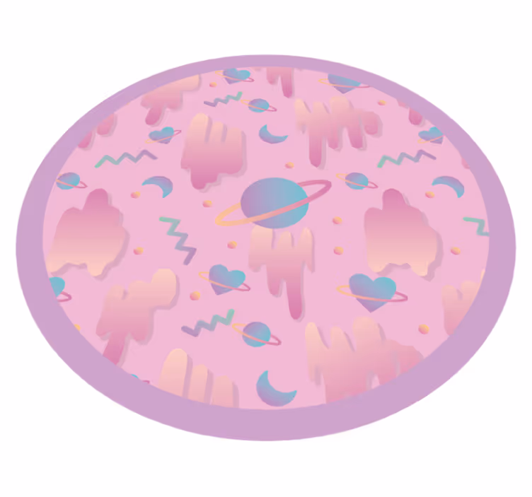 Tapis vinyle bébé récréation planétaire - TenStickers