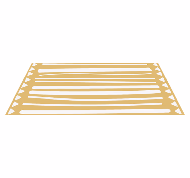 Tapis vinyle rayures soleil rayé - TenStickers