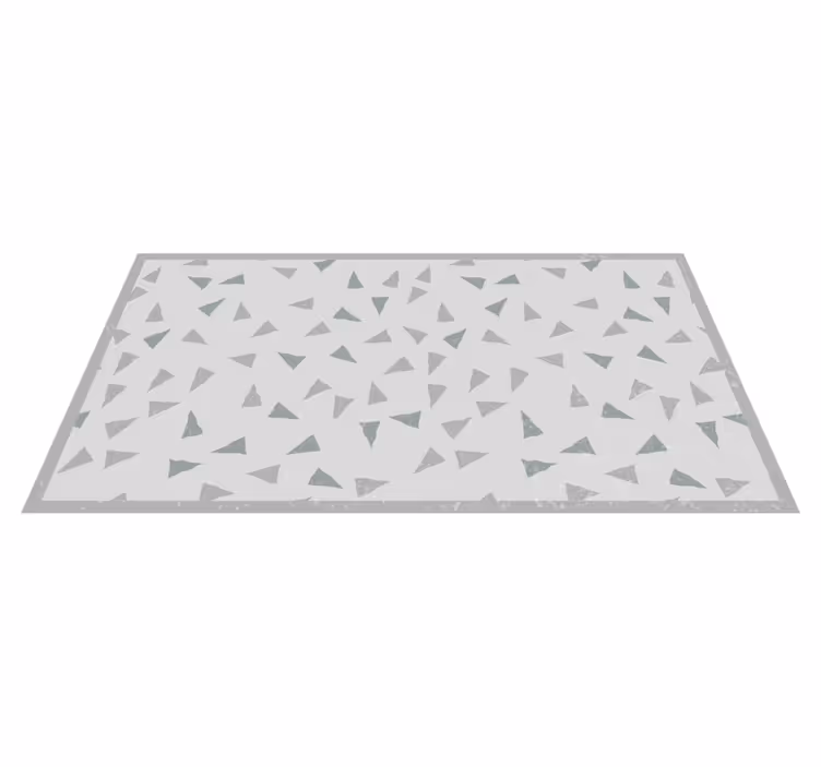 Tapis vinyle géométrique composants triangulaires - TenStickers