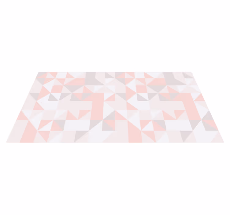 Tapis vinyle géométrique motif pastel géométrique abstrait - TenStickers