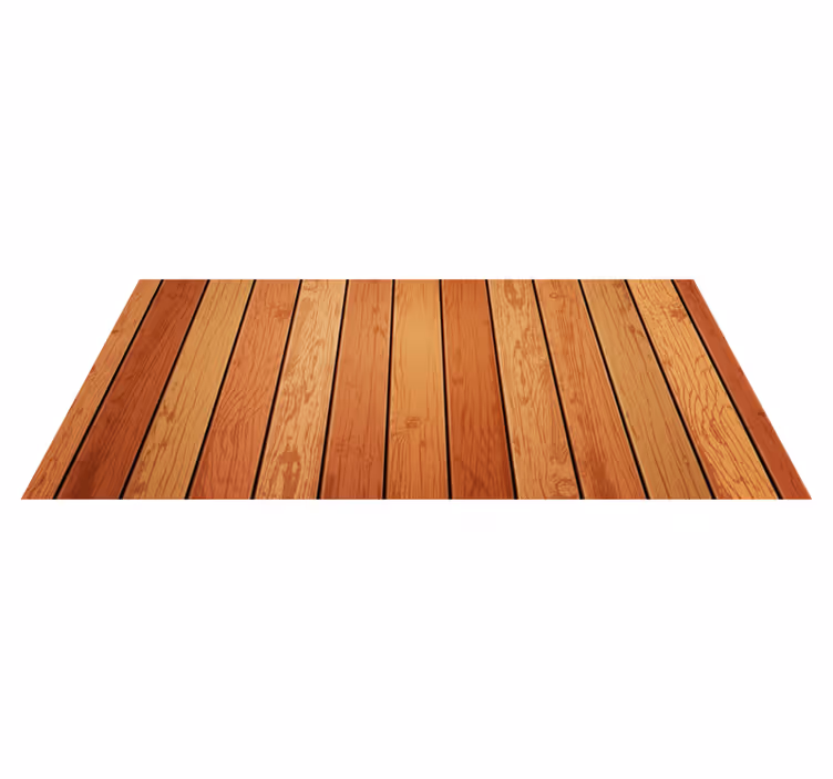 Tapis vinyle couloir imitation bois planches - TenStickers