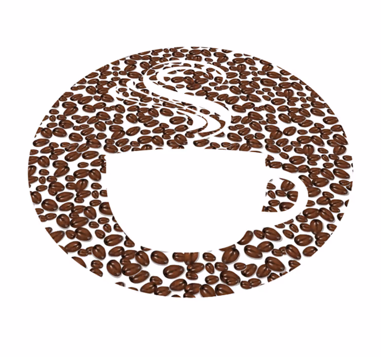 Tapis vinyle étoile galaxie de caféine - TenStickers