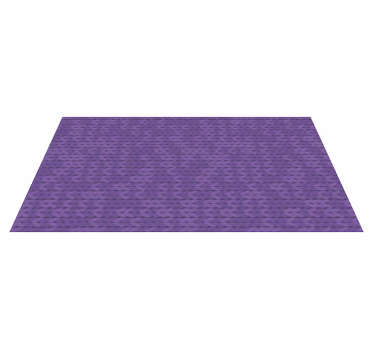 Tapis vinyle texture motif tressé violet - TenStickers