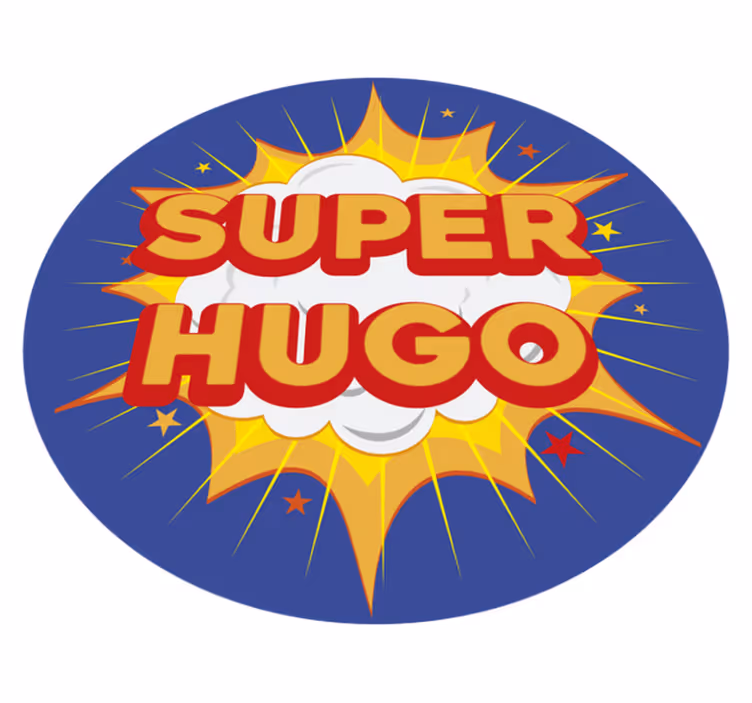Tapis vinyle personnalisé éclat de super-héros - TenStickers