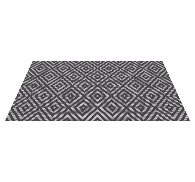Tapis vinyle cuisine carreaux carrelage gris - TenStickers