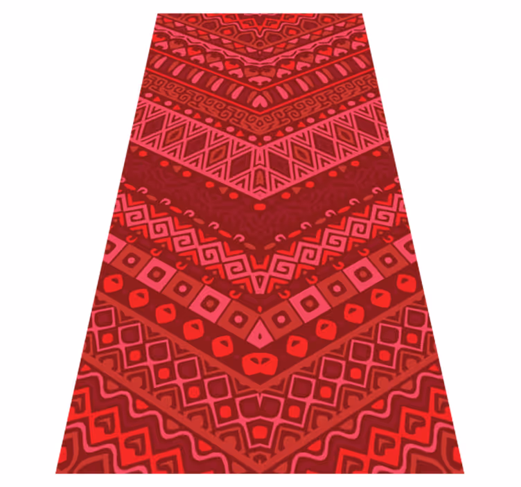 Tapis vinyle éthnique voie à motifs ethniques - TenStickers