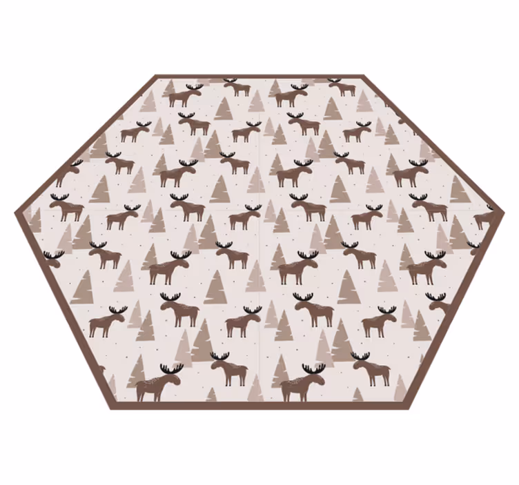 Tapis vinyle autres tapis motif de montagne d'orignal - TenStickers