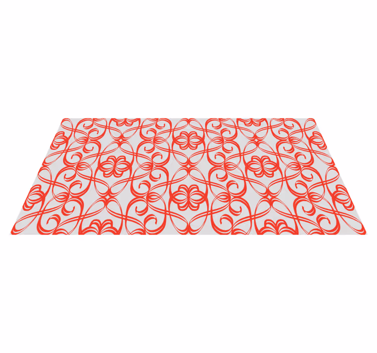 Tapis vinyle géométrique complexité tourbillonnante - TenStickers