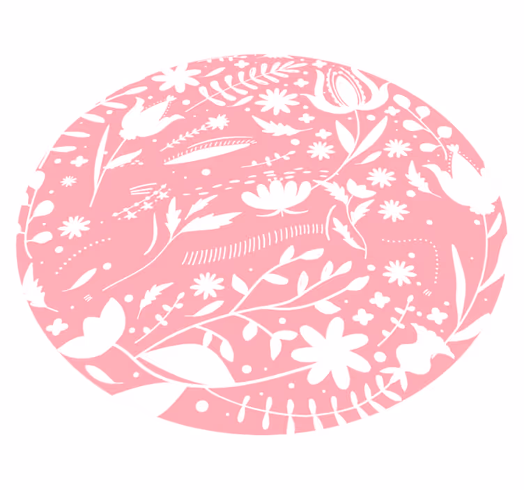 Tapis vinyle plantes motifs botaniques - TenStickers