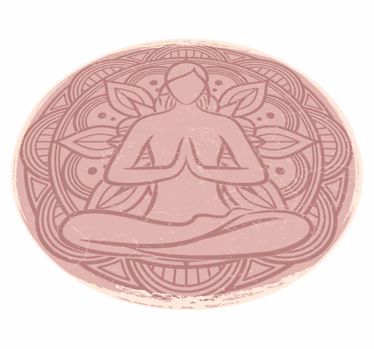 Tapis vinyle mandala mandalas de méditation - TenStickers