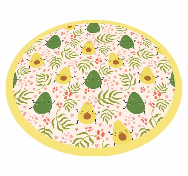 Tapis vinyle autres tapis motif amusant d'avocat - TenStickers