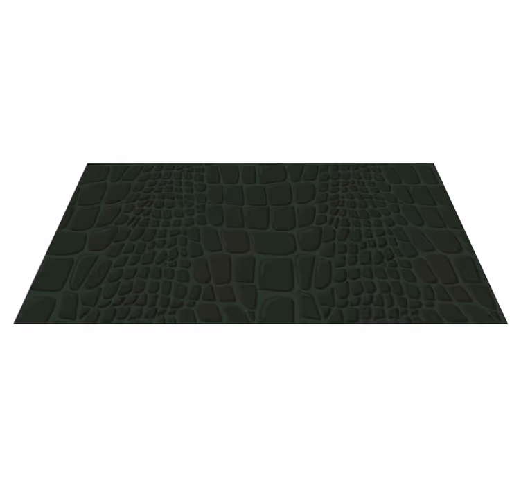 Tapis vinyle motif animal surface texturée en crocodile - TenStickers