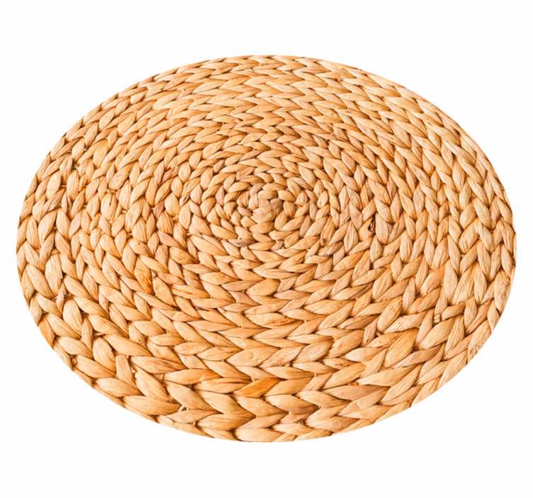 Tapis vinyle salle à manger motif corde - TenStickers