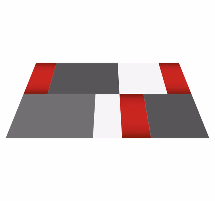 Tapis vinyle minimaliste blocs minimalistes - TenStickers