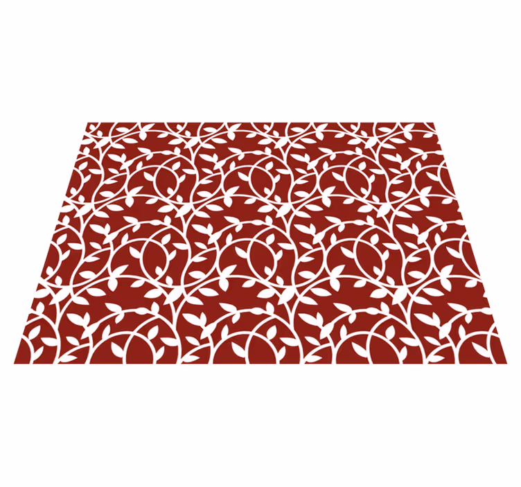 Tapis vinyle plantes inspiration élégante - TenStickers