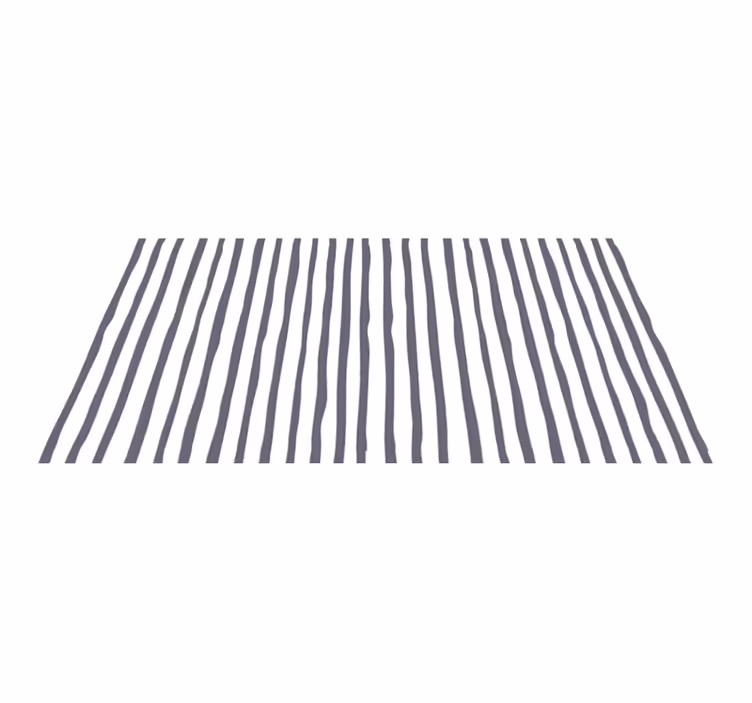 Tapis vinyle salle à manger noir et blanc élégant - TenStickers