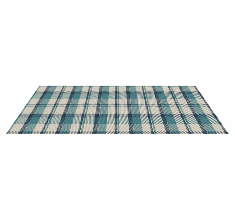Tapis vinyle cuisine arrangement à carreaux - TenStickers