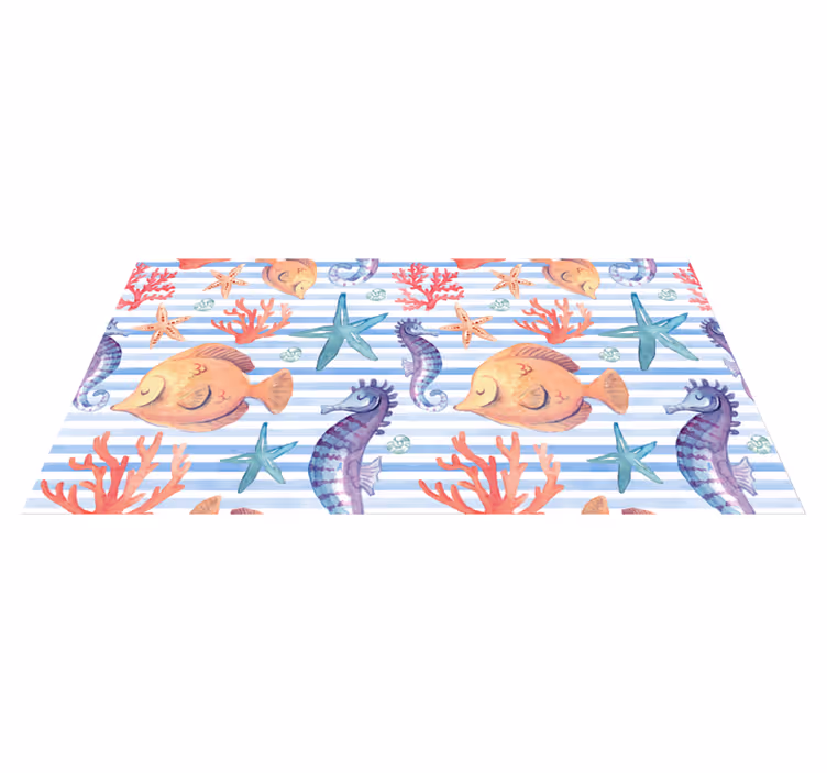 Tapis vinyle autres tapis vie marine océanique - TenStickers