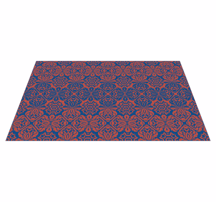 Tapis vinyle plantes éléments botaniques gracieux - TenStickers