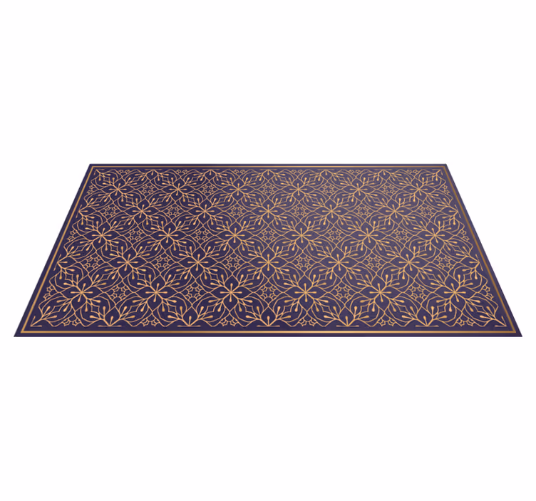 Tapis vinyle plantes concept floral élégant - TenStickers