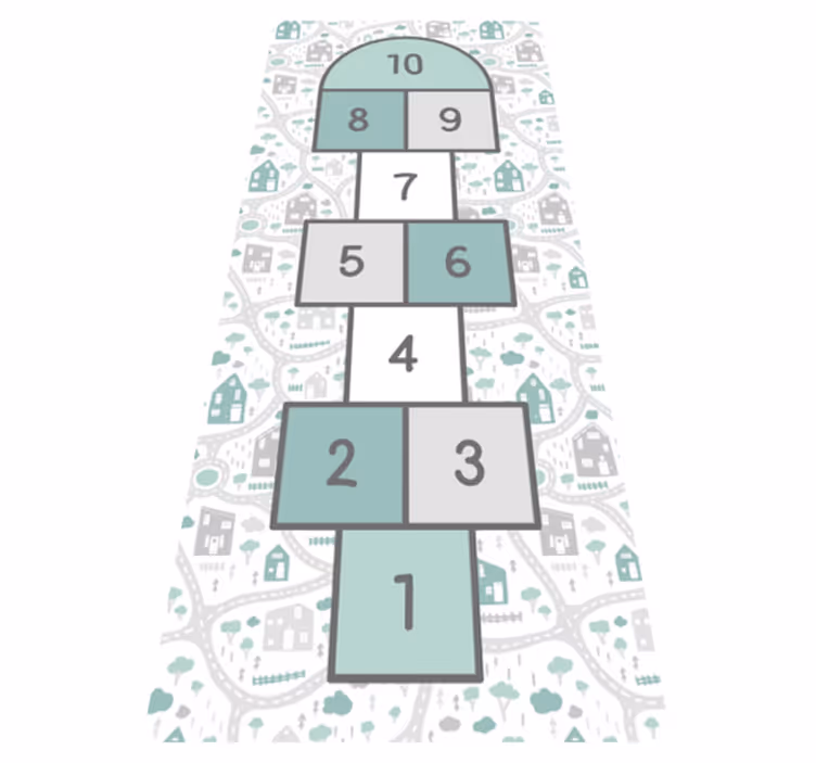 Tapis de jeu Terrain de jeu pour les enfants - TenStickers