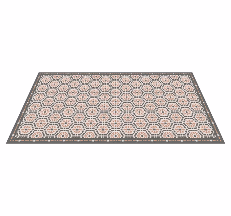 Tapis vinyle carreaux de ciment portugais gothiques - TenStickers