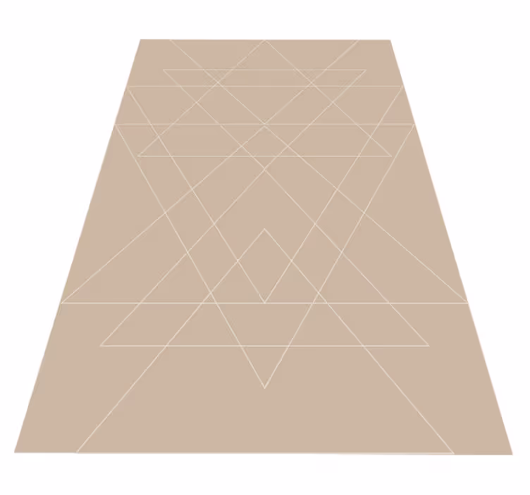 Tapis vinyle design moderne motif géométrique - TenStickers