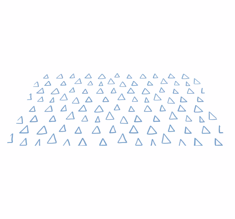 Tapis vinyle géométrique motif à motifs triangulaires - TenStickers
