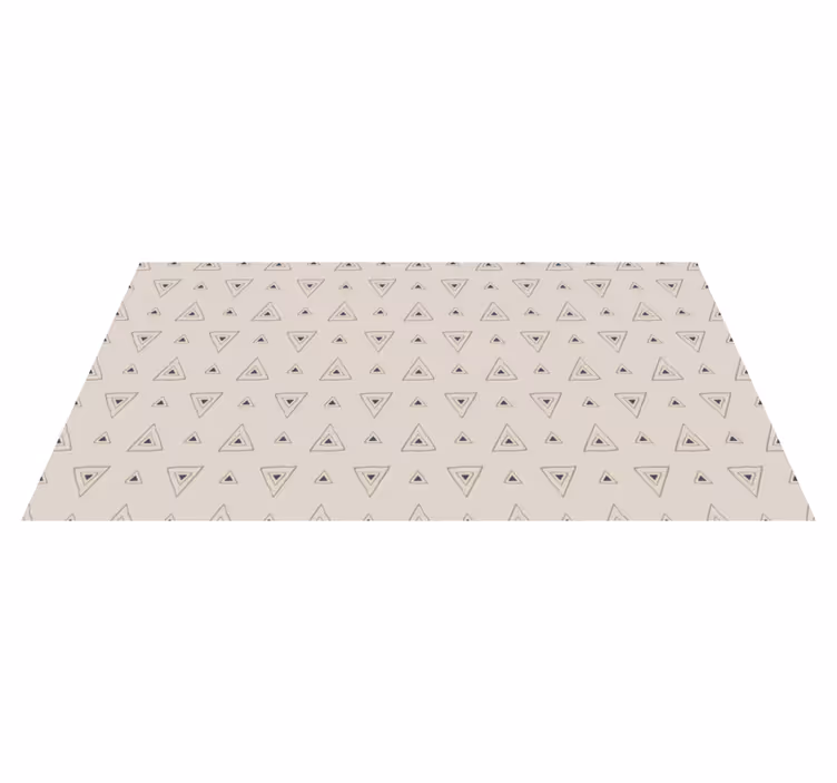 Tapis vinyle bébé motif triangulaire élégant - TenStickers