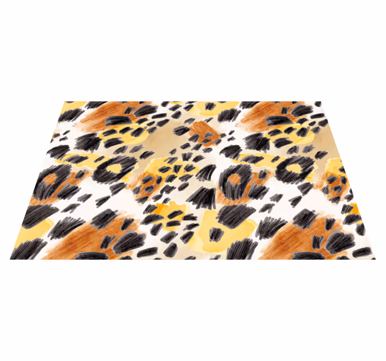 Tapis vinyle motif animal Élégance stylisée - TenStickers
