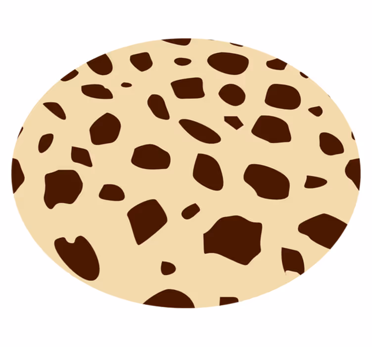 Tapis vinyle motif animal chaleur tachetée - TenStickers