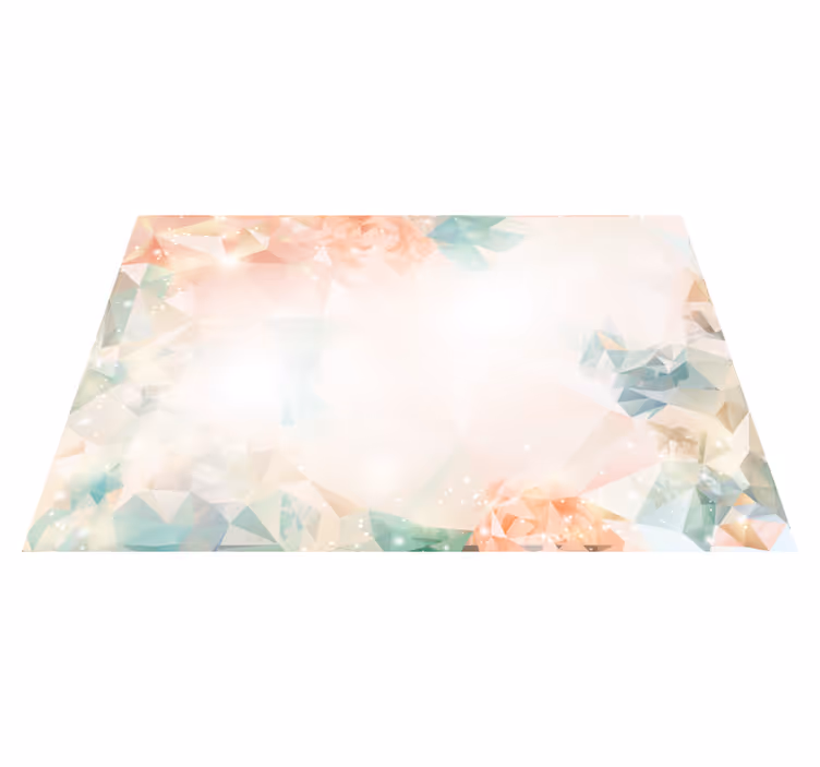 Tapis vinyle plantes géométrie botanique - TenStickers