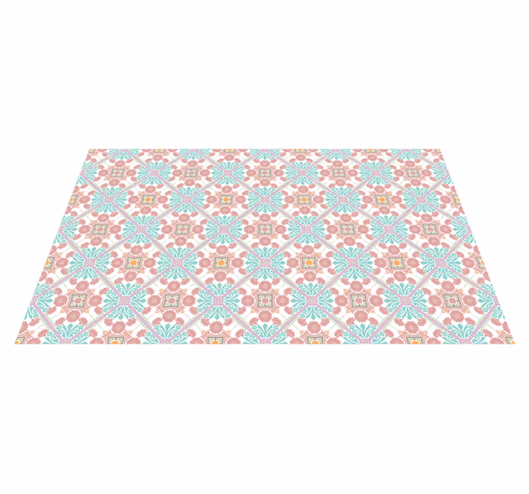 Tapis mosaique vinyle tuiles décoratives colorées - TenStickers
