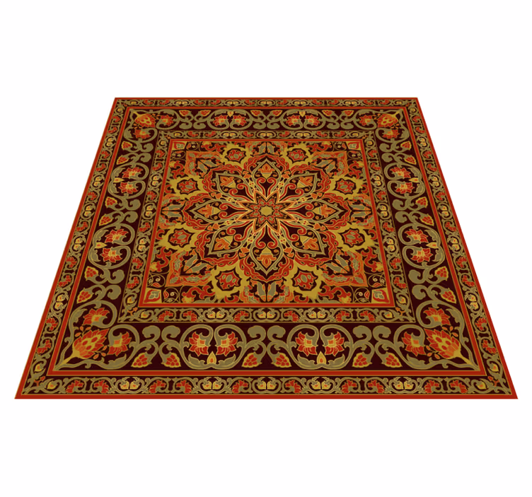 Tapis vinyle cuisine mandala persan - TenStickers