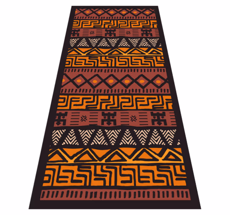 Tapis de cuisine motif ethnique style africain - TenStickers