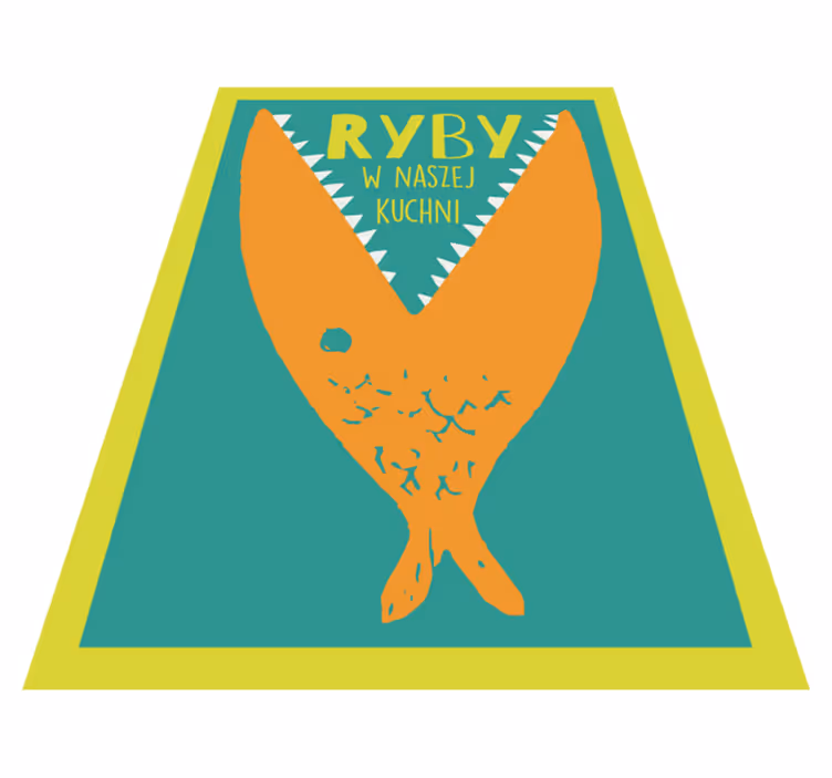 Tapis vinyle cuisine panneau de cuisine sur le poisson - TenStickers