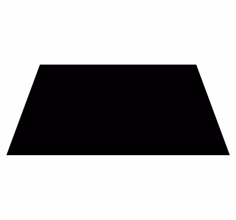 Tapis vinyle moderne noir couleur unie - TenStickers