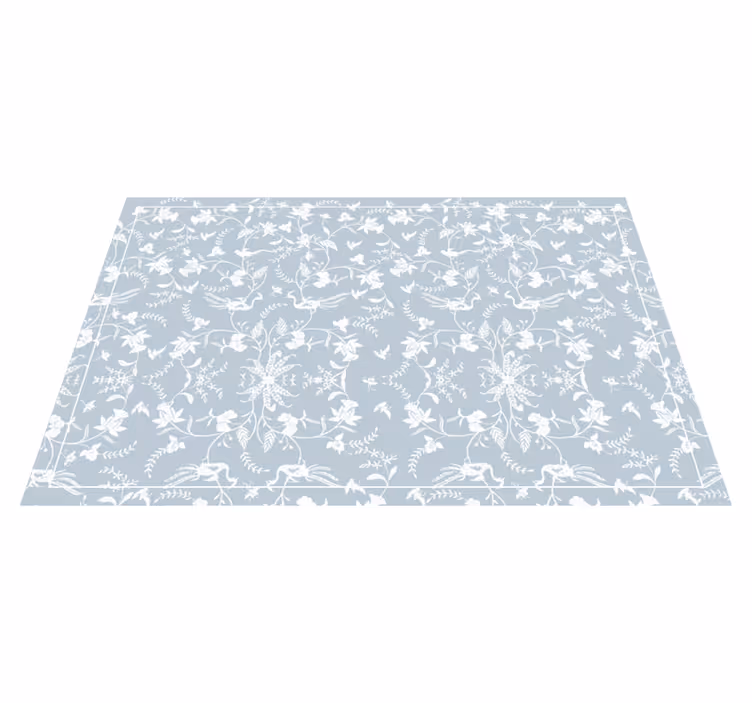 Tapis vinyle plantes motifs botaniques sophistiqués - TenStickers