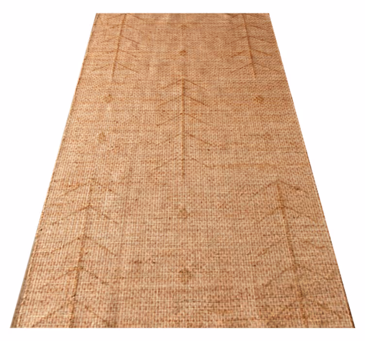 tapis vinyle rectangulaire Arbres tissés - TenStickers