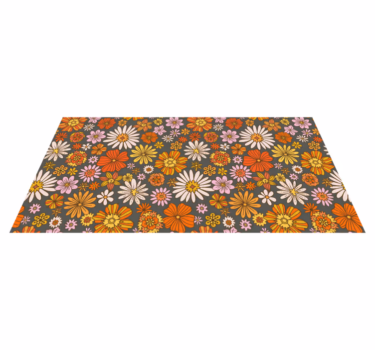 Tapis vinyle plantes ensemble animé - TenStickers