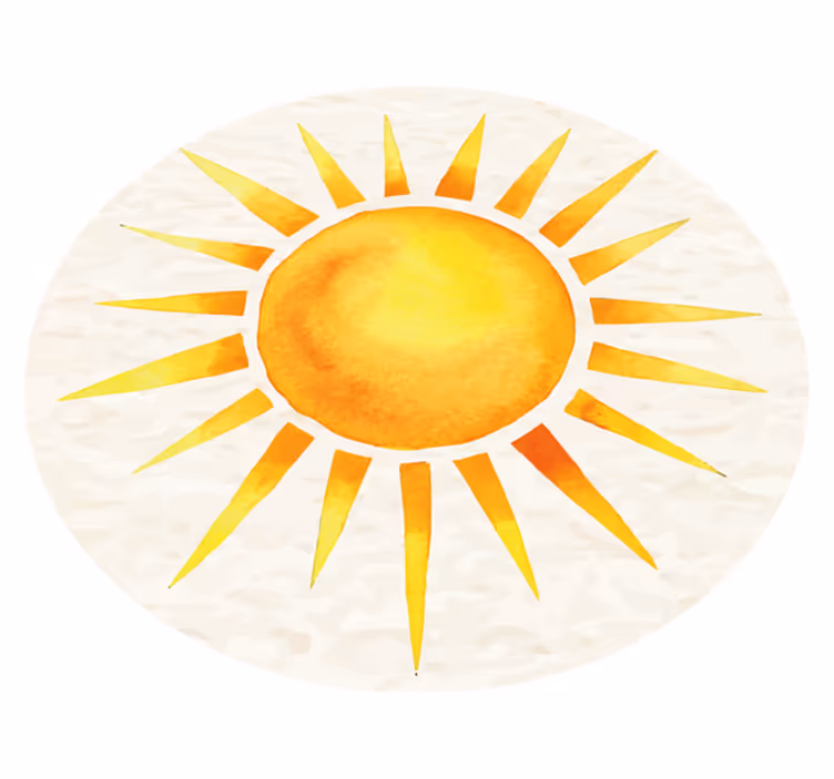 Tapis vinyle nature éclat ensoleillé - TenStickers