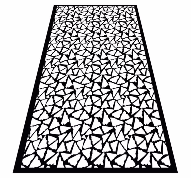 Tapis vinyle cuisine motif de pierre net - TenStickers