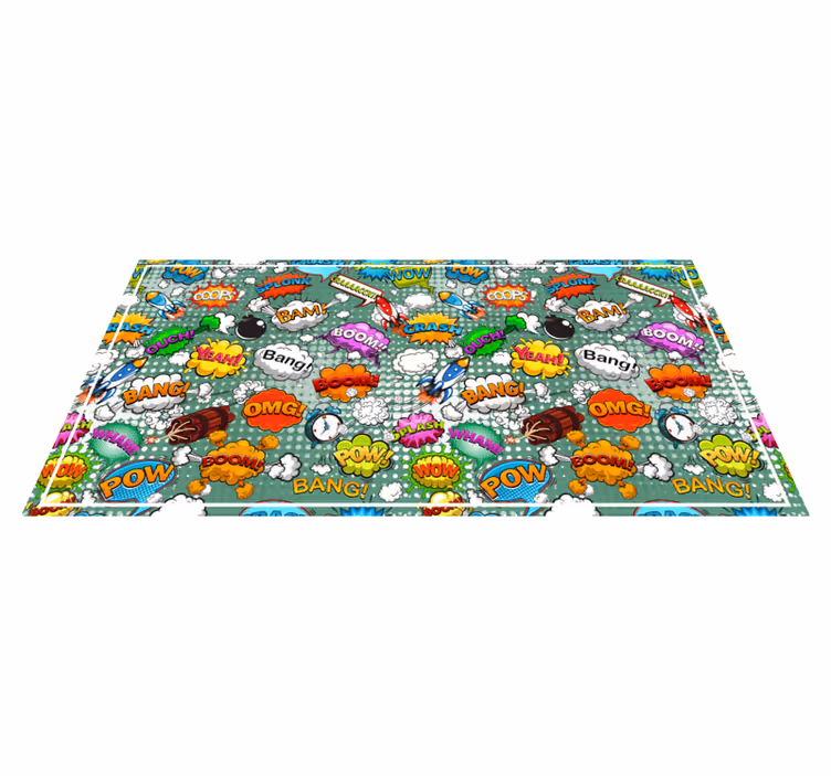 Tapis vinyle ado effets audio comiques - TenStickers
